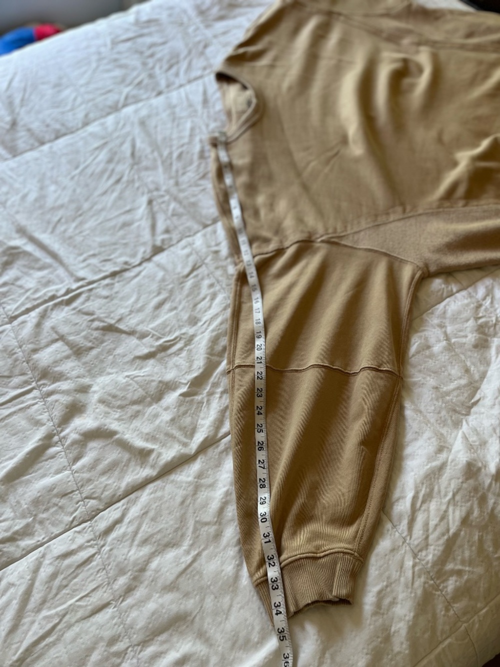 Aerie Women's Tan Oversized Crewneck Sweatshirt, 2X Plus Size - Picture 16 of 16